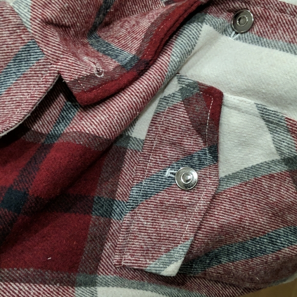 Geegee Shacket Flannel Plaid 2X - Picture 8 of 8